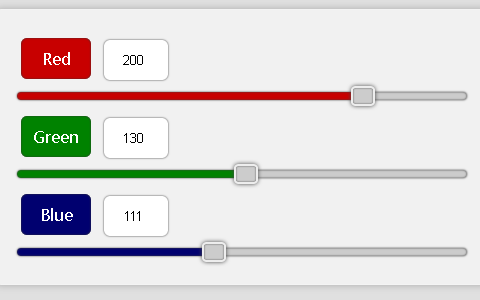 Select RGB Using rgbcolorslider