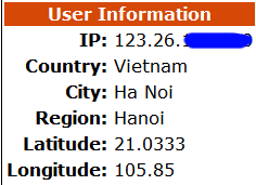 Get Visitor Country and City from IP Address in PHP