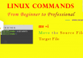 Linux mv -i Command - Move the Source File to Target File for Beginners