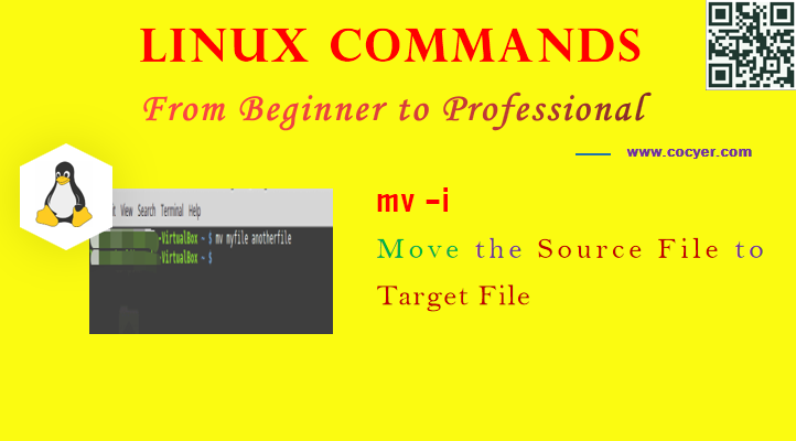 Linux mv -i Command - Move the Source File to Target File for Beginners