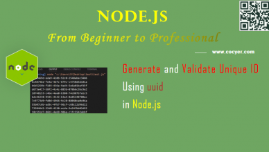 Node.js - Generate and Validate Unique ID Using uuid Package for Beginners