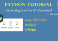 Python - Convert MP3 to WAV on Ubuntu for Beginners