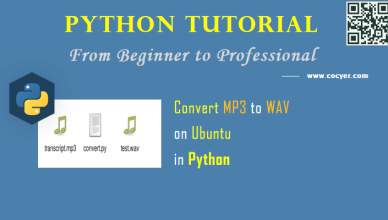Python - Convert MP3 to WAV on Ubuntu for Beginners
