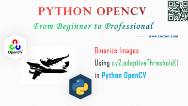 Python OpenCV - Binarize Images Using cv2.adaptiveThreshold() for beginners