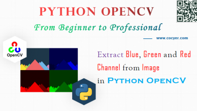 Python OpenCV - Extract Blue, Green and Red Channel from Color Image for Beginners