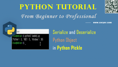 Python Pickle - Serialize and Deserialize Object for Beginners