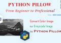 Python Pillow - Convert Color Image to Grayscale Image - A Step Guide