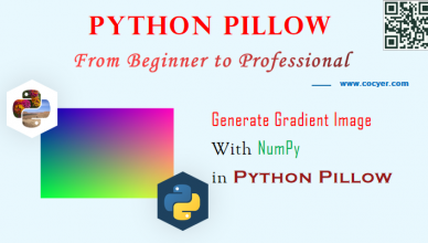 Python Pillow - Generate Gradient Image with NumPy for Beginners