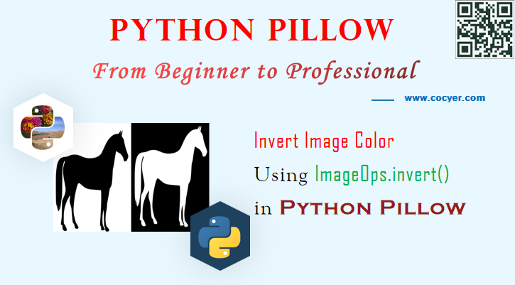 Python Pillow - Invert Image Color Using ImageOps.invert() for Beginners