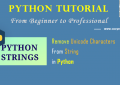 Python: Remove Unicode Characters From String