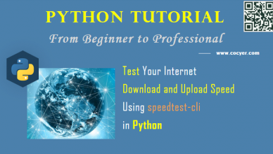Python - Test Your Internet Download and Upload Speed Using speedtest-cli