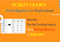 Scikit-Learn: Generate One-Hot Encoding Feature Using MultiLabelBinarizer