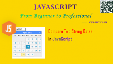 JavaScript: Compare Two String Dates for Beginners