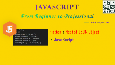 JavaScript - Flatten a Nested JSON Object - A Step Guide