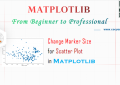 Matplotlib - Change Marker Size in Scatter Plot