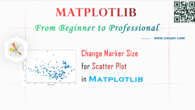 Matplotlib - Change Marker Size in Scatter Plot