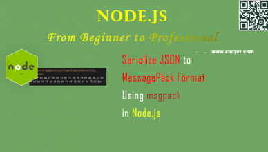 Node.js: Serialize JSON to the MessagePack Format