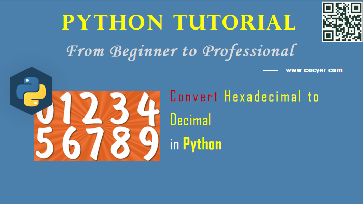 Python: Convert Hexadecimal to Decimal