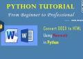 Python File Processing: Convert DOCX to HTML Using Mammoth