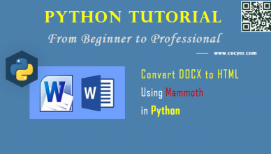 Python File Processing: Convert DOCX to HTML Using Mammoth