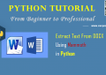 Python File Processing: Extract Text From DOCX Using Mammoth