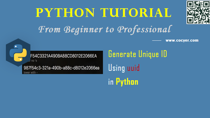 Python: Generate Unique ID Using uuid Package