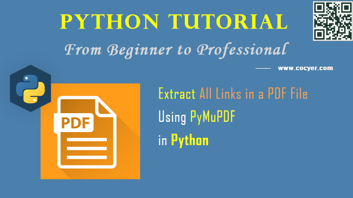 Python PDF Processing - Extract All Links in PDF File Using PyMuPDF