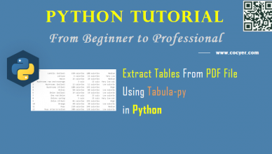 Python PDF Processing - Extract Tables From PDF File Using Tabula-py for Beginners